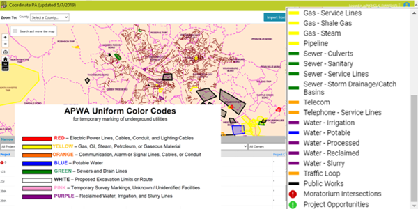Coordinate PA image